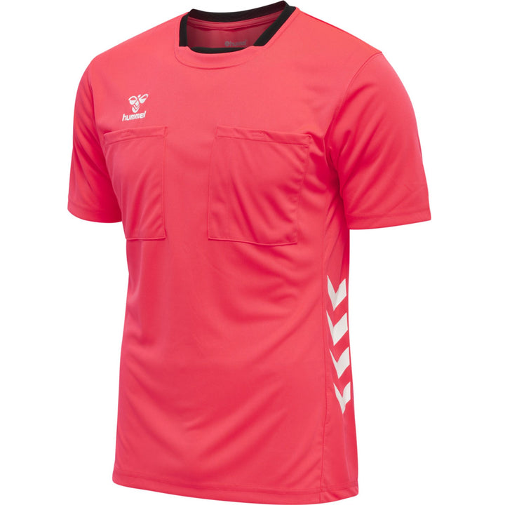 Hummel Hmlreferee Chevron Jersey S/S - diva pink