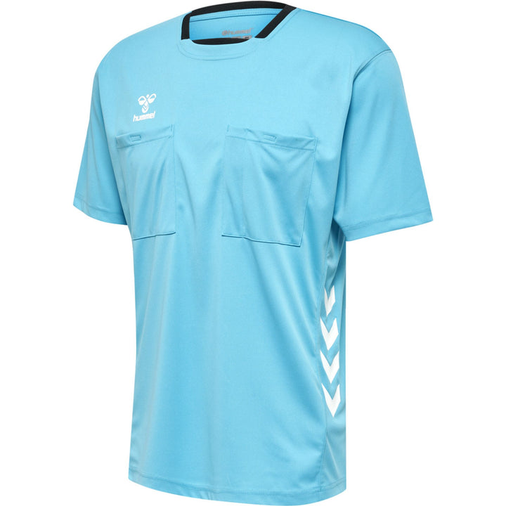 Hummel Hmlreferee Chevron Jersey S/S - scuba blue