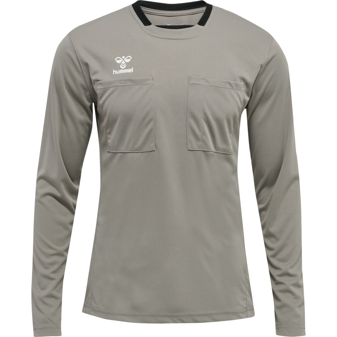 Hummel Hmlreferee Chevron Jersey L/S - steeple gray