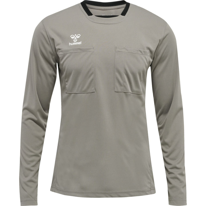 Hummel Hmlreferee Chevron Jersey L/S - steeple gray