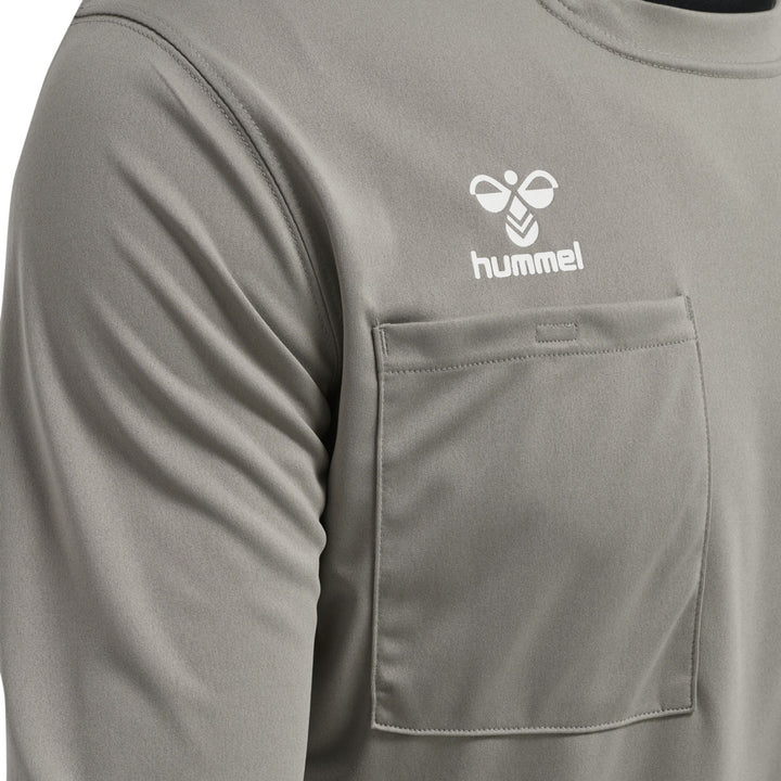 Hummel Hmlreferee Chevron Jersey L/S - steeple gray