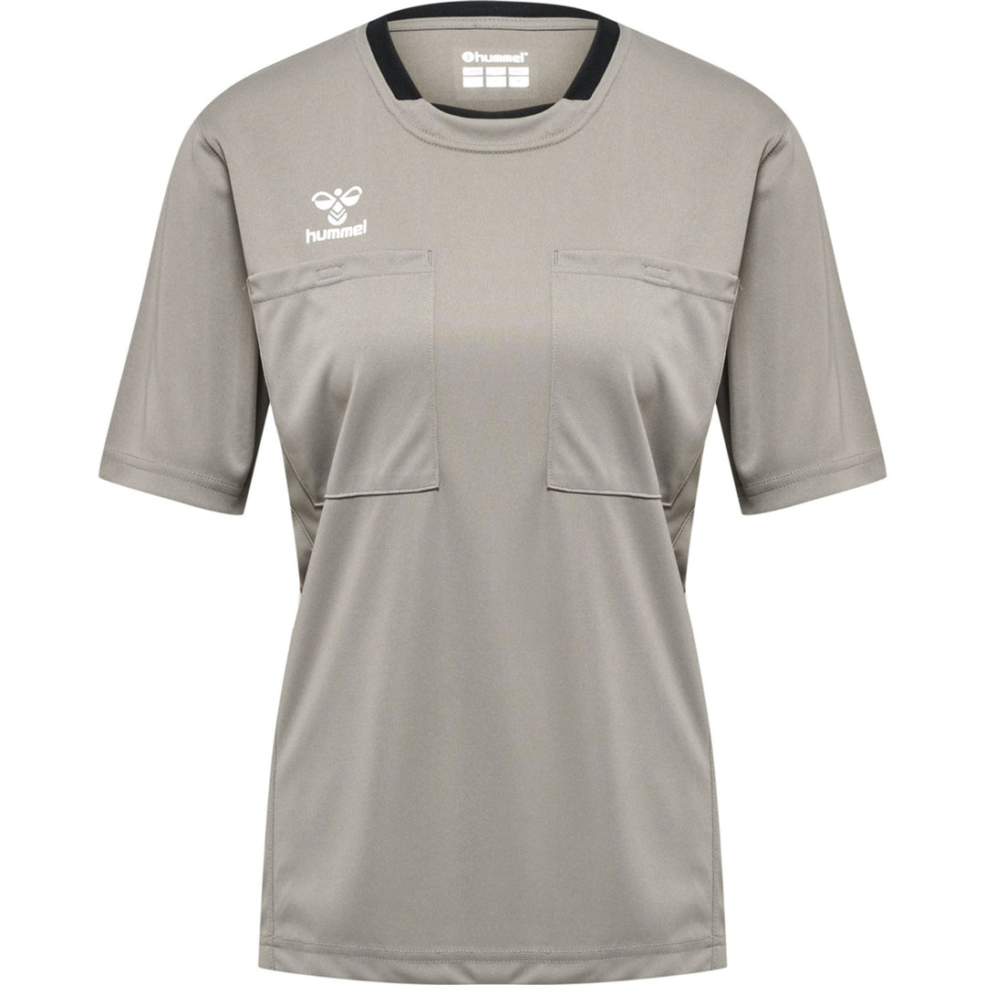 Hummel Hmlreferee Chevron Wo Jersey S/S - steeple gray