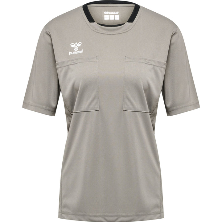 Hummel Hmlreferee Chevron Wo Jersey S/S - steeple gray