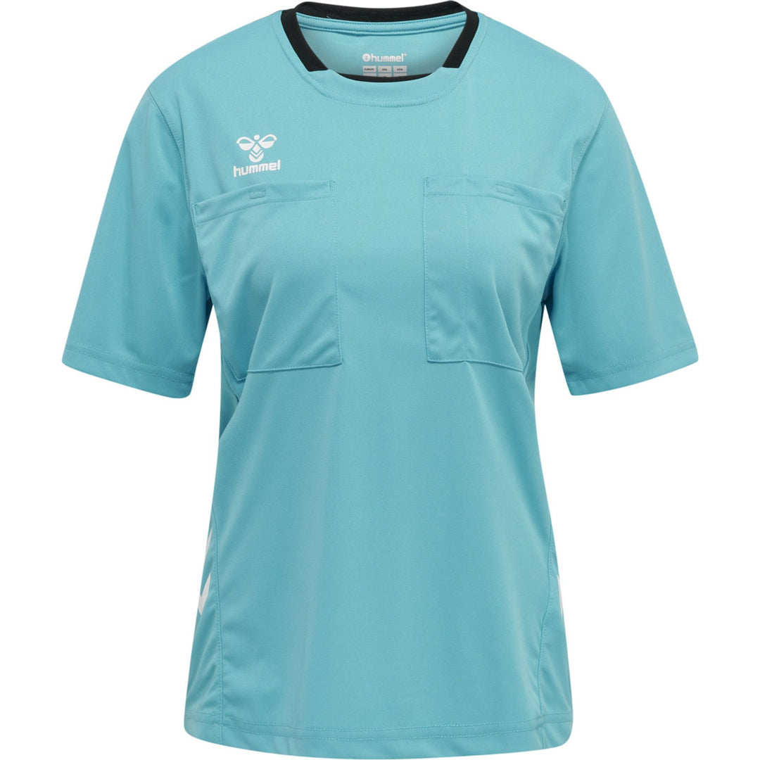 Hummel Hmlreferee Chevron Wo Jersey S/S - scuba blue