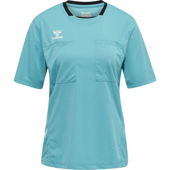 Hummel Hmlreferee Chevron Wo Jersey S/S - scuba blue