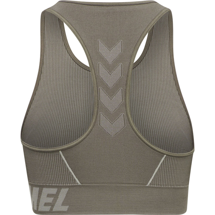 Hummel Hmlte Christel Seamless Sports Top - chateau gray/driftwood melange