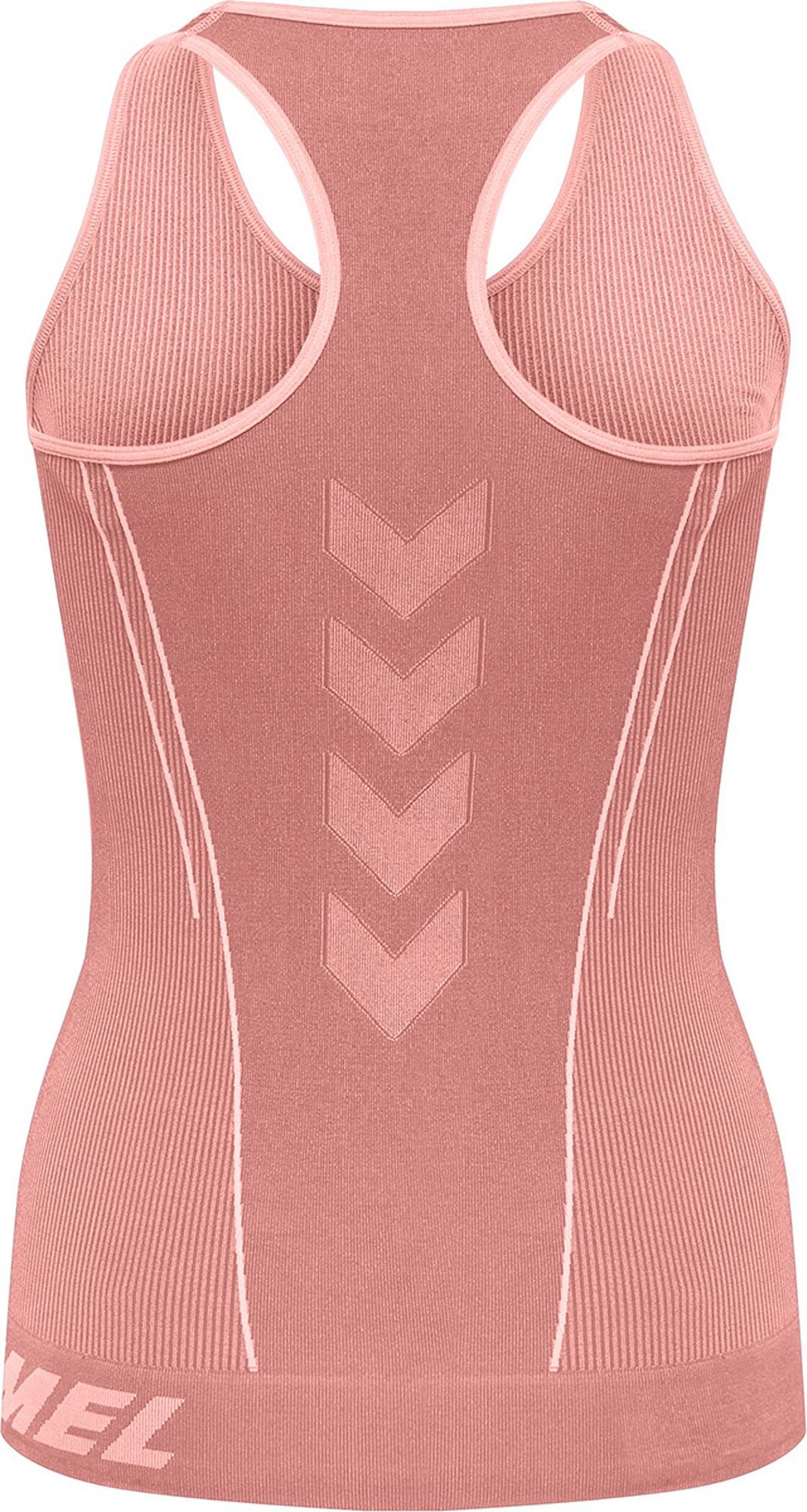 Hummel Hmlte Christel Seamless Top - withered rose/rose tan melange