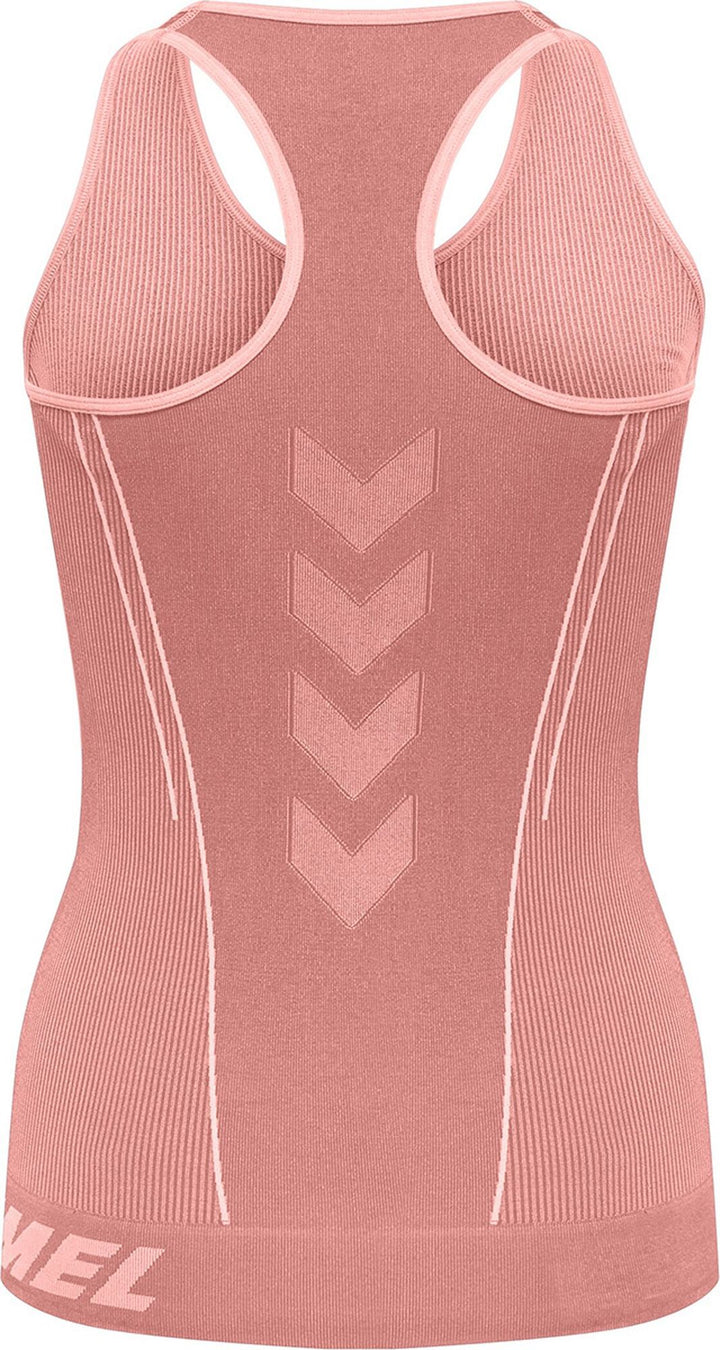 Hummel Hmlte Christel Seamless Top - withered rose/rose tan melange