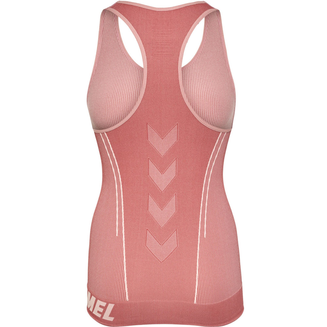 Hummel Hmlte Christel Seamless Top - withered rose/rose tan melange