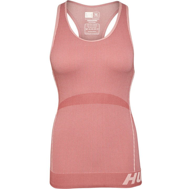 Hummel Hmlte Christel Seamless Top - withered rose/rose tan melange