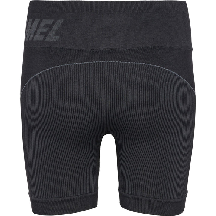 Hummel Hmlte Christel Seamless Shorts - black/asphalt melange