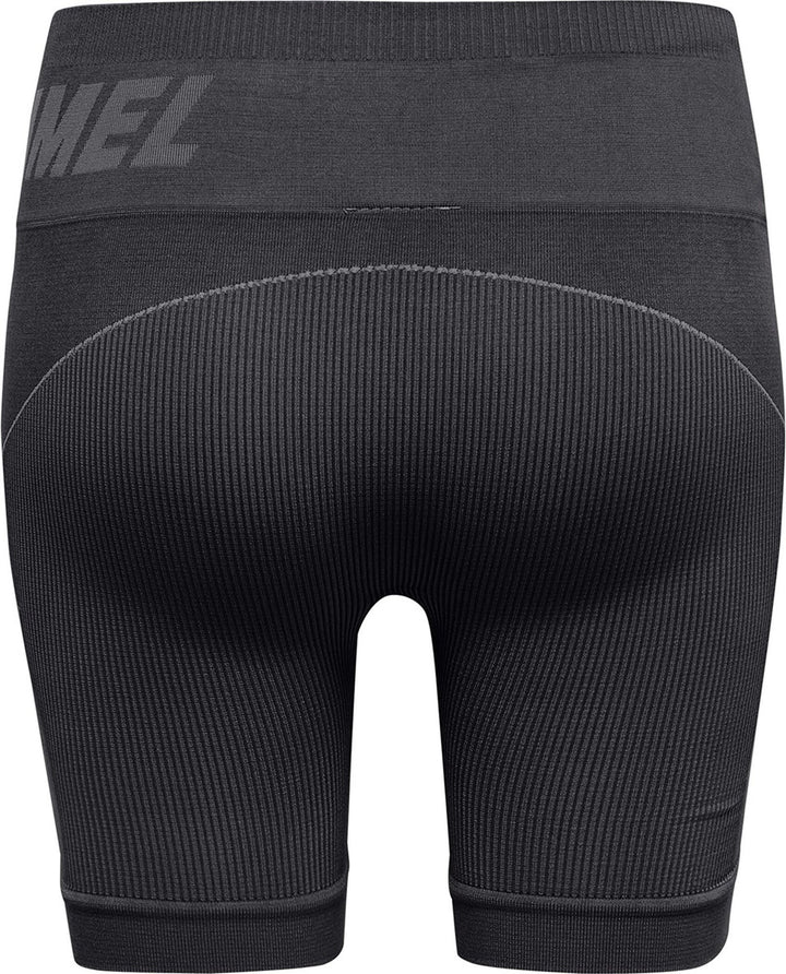 Hummel Hmlte Christel Seamless Shorts - black/asphalt melange