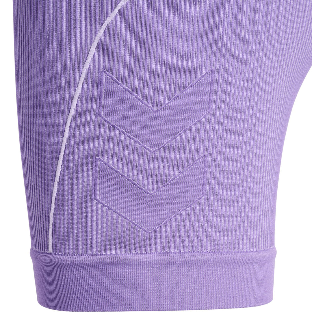 Hummel hmlTE CHRISTEL SEAMLESS SHORTS - paisley purple/lavender melang