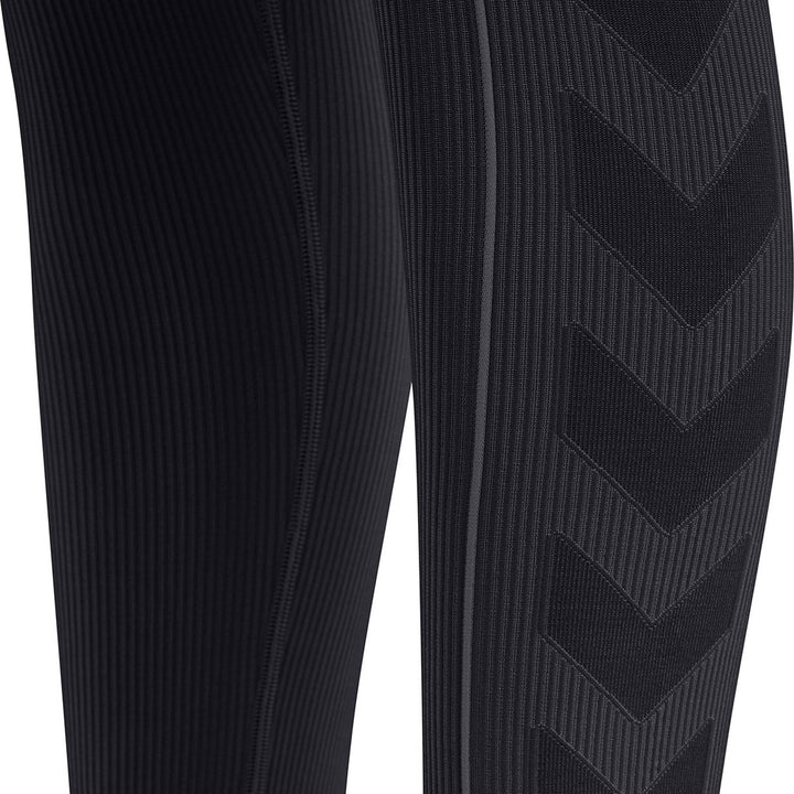 Hummel Hmlte Christel Seamless Mw Tights - black/asphalt melange