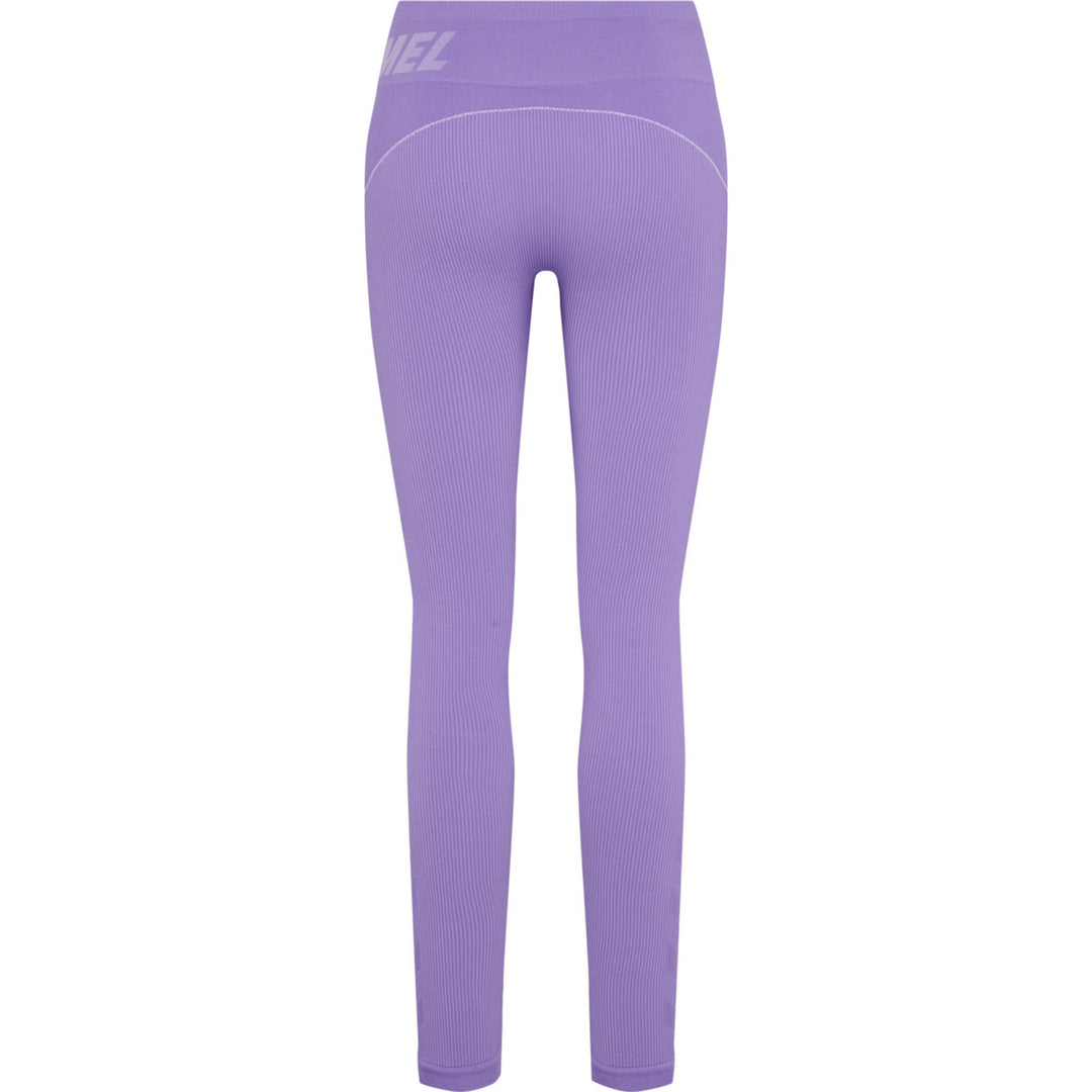 Hummel hmlTE CHRISTEL SEAMLESS MW TIGHTS - paisley purple/lavender melang