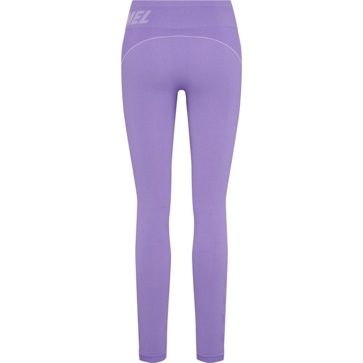 Hummel hmlTE CHRISTEL SEAMLESS MW TIGHTS - paisley purple/lavender melang