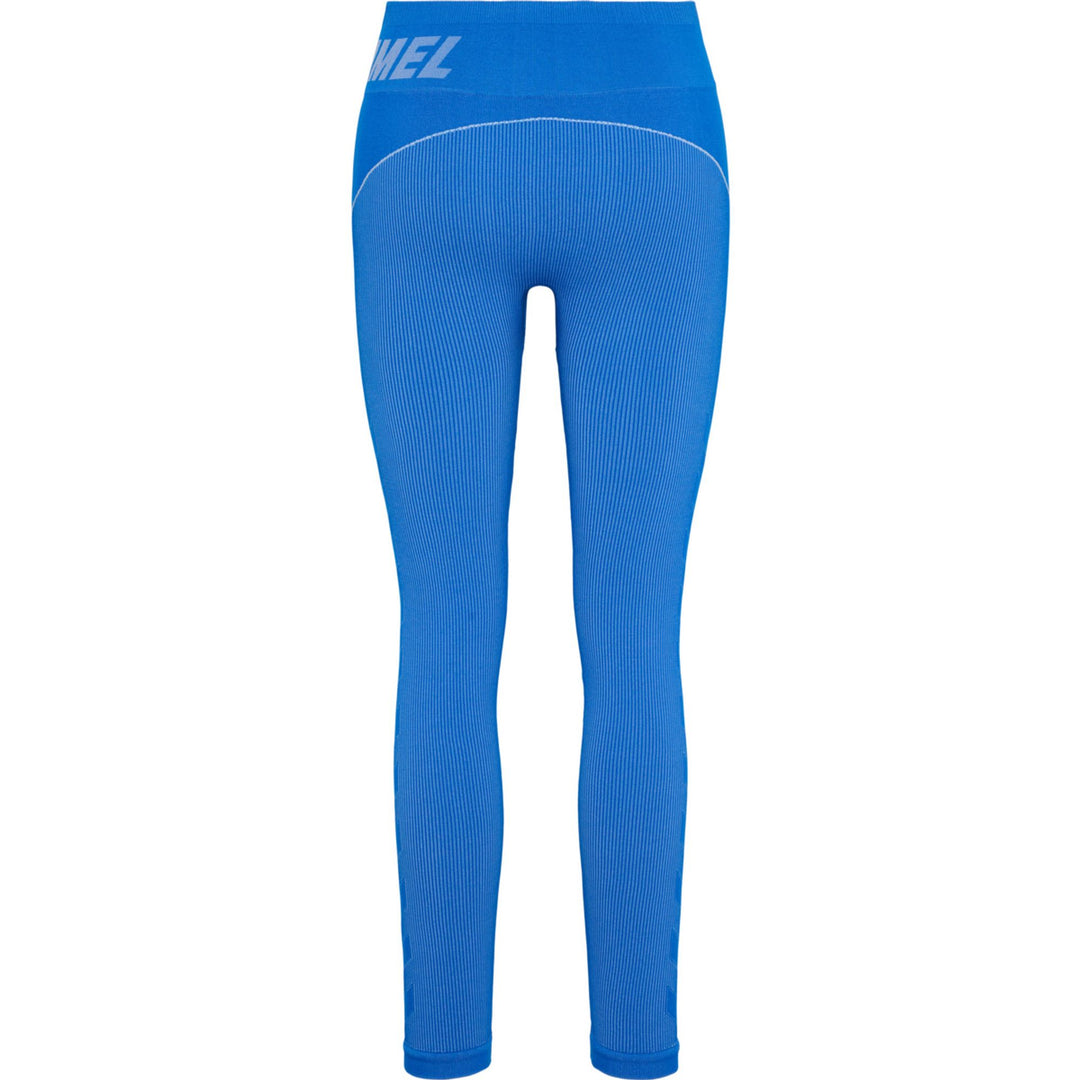 Hummel hmlTE CHRISTEL SEAMLESS MW TIGHTS - placid blue/lapis blue melange