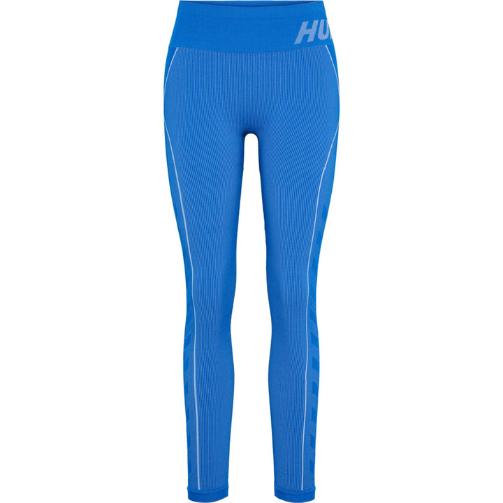 Hummel hmlTE CHRISTEL SEAMLESS MW TIGHTS - placid blue/lapis blue melange