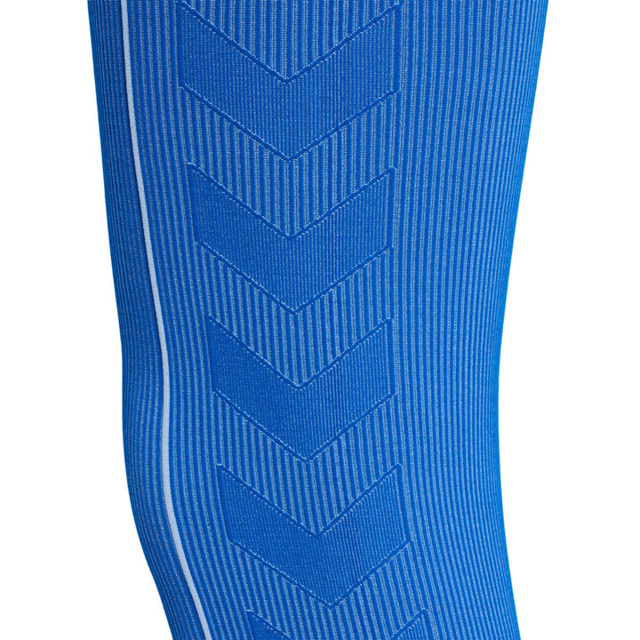 Hummel hmlTE CHRISTEL SEAMLESS MW TIGHTS - placid blue/lapis blue melange