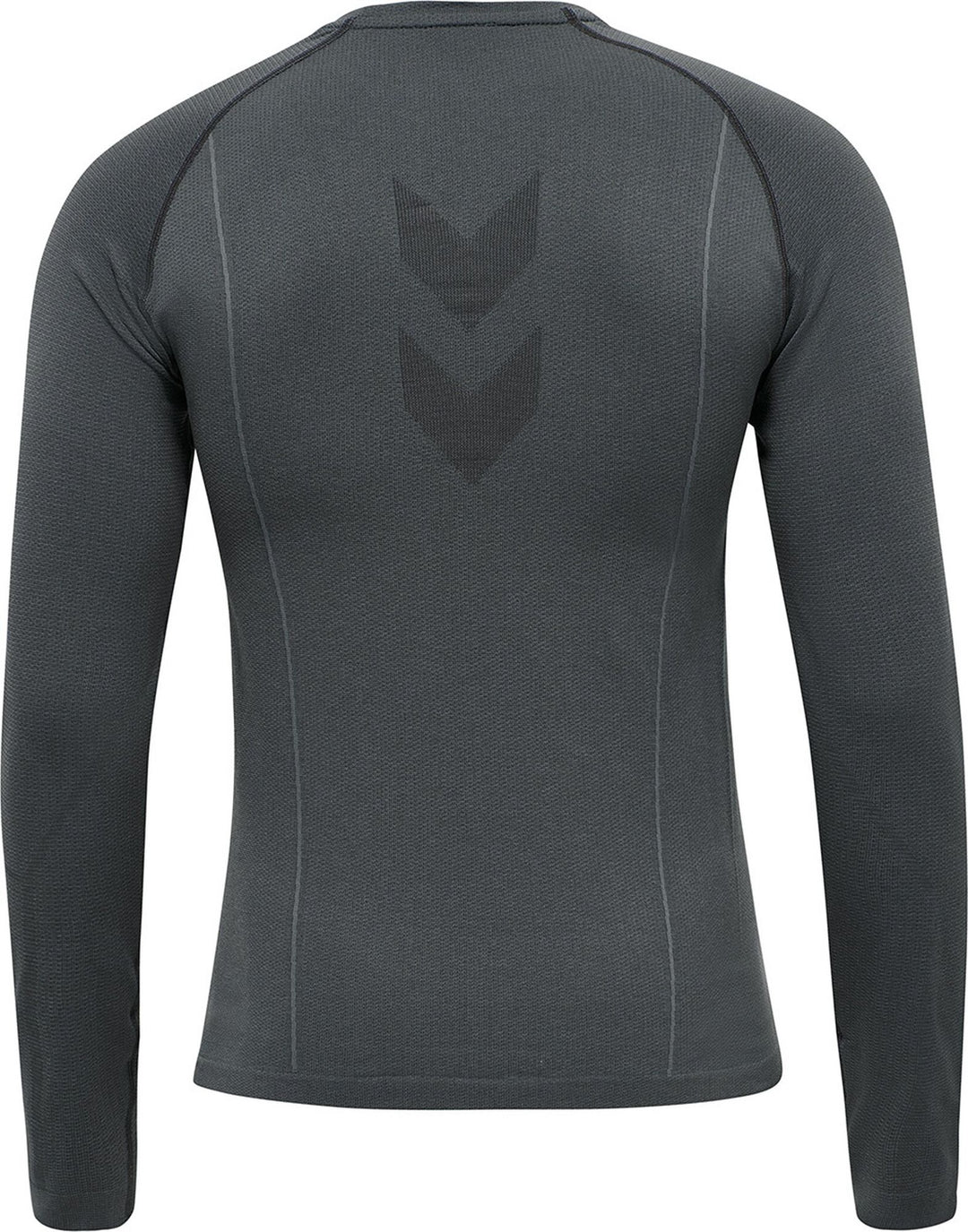 Hummel Hmlte Mike Seamless T-Shirt L/S - black/asphalt melange