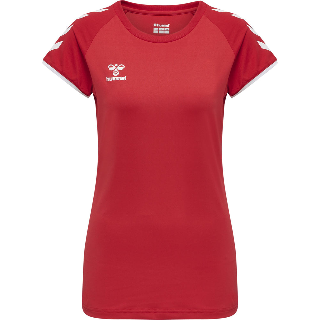 Hummel Hmlcore Volley Stretch Tee Wo - true red