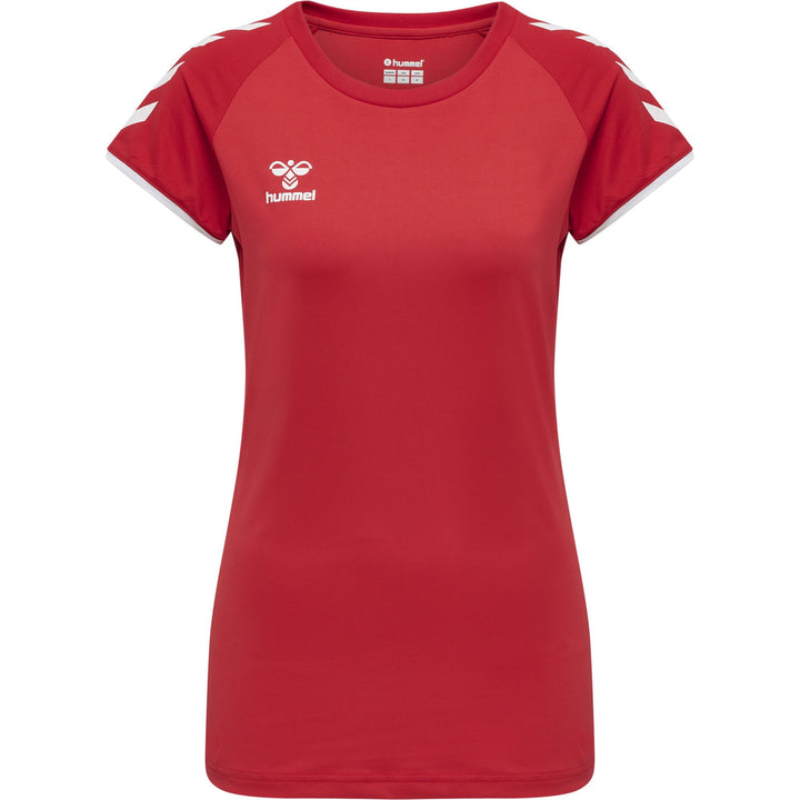 Hummel Hmlcore Volley Stretch Tee Wo - true red