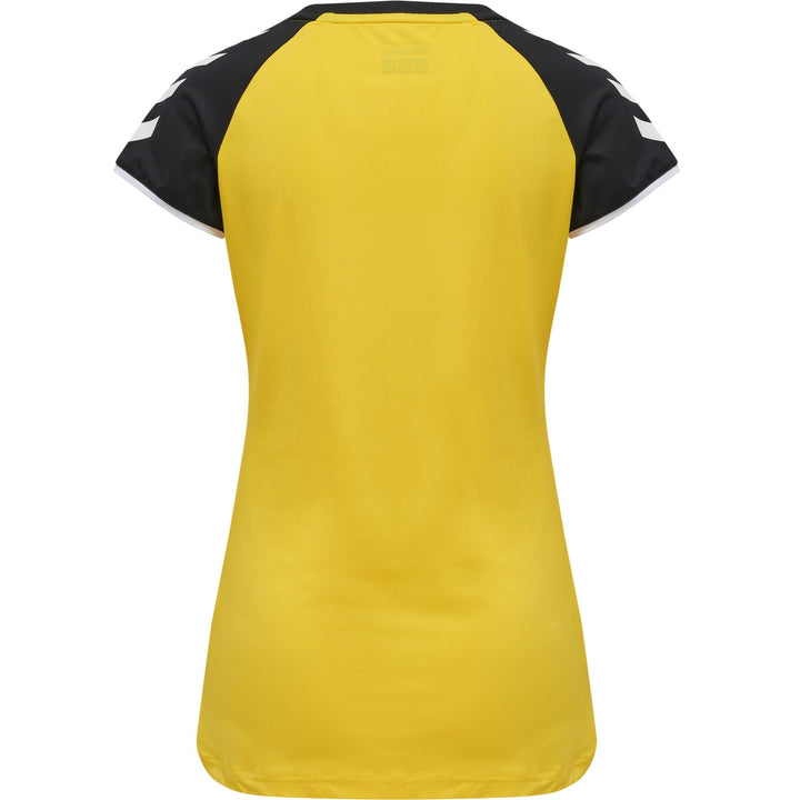 Hummel Hmlcore Volley Stretch Tee Wo - blazing yellow