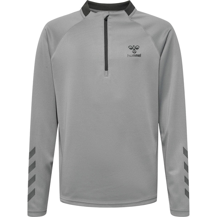 Hummel Hmlgg12 Action Half Zip Sweat Kids - alloy