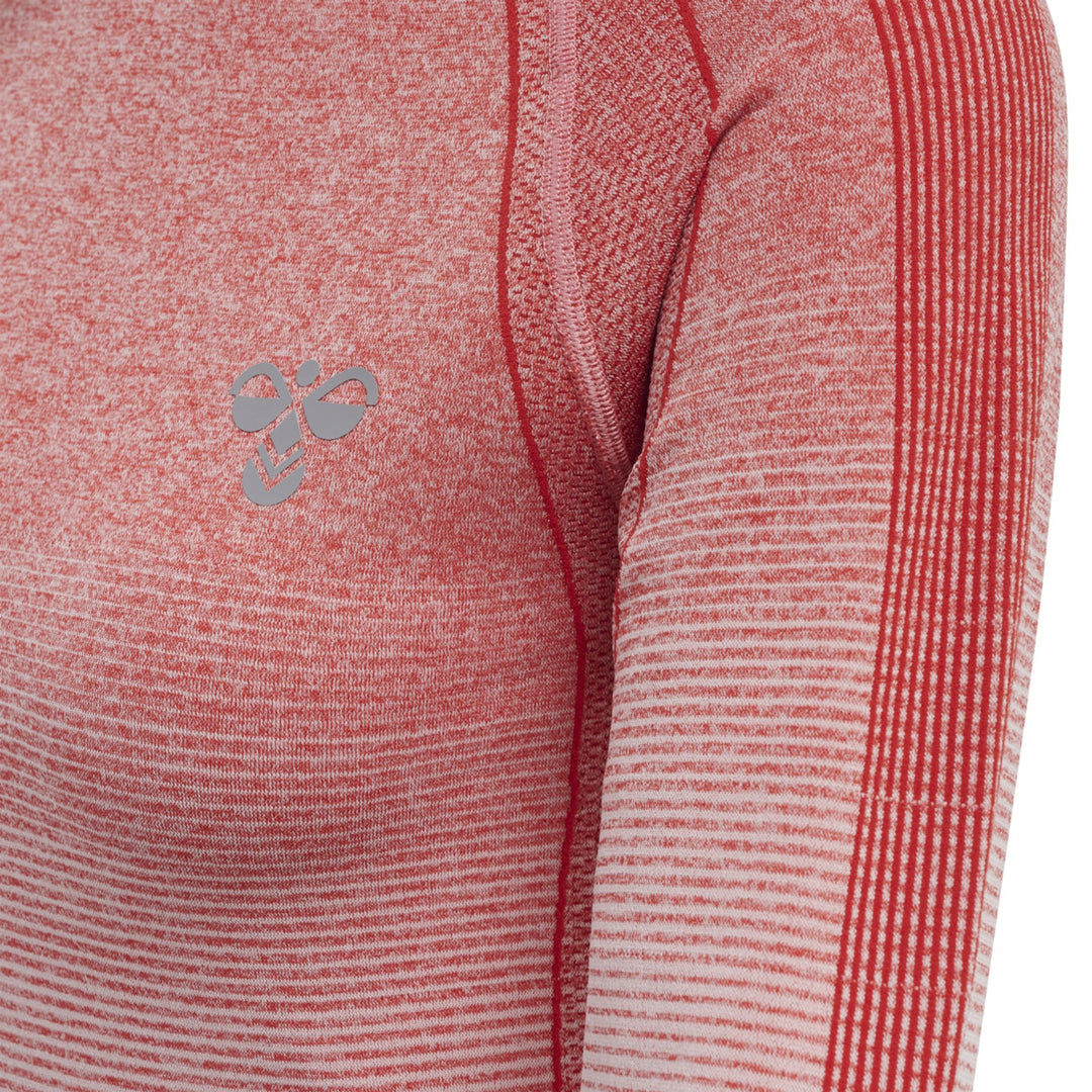 Hummel Hmlgg12 Training Seamless L/S Woman - aura orange melange