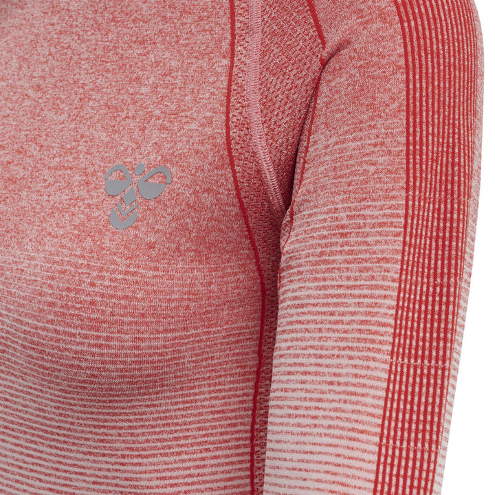 Hummel Hmlgg12 Training Seamless L/S Woman - aura orange melange
