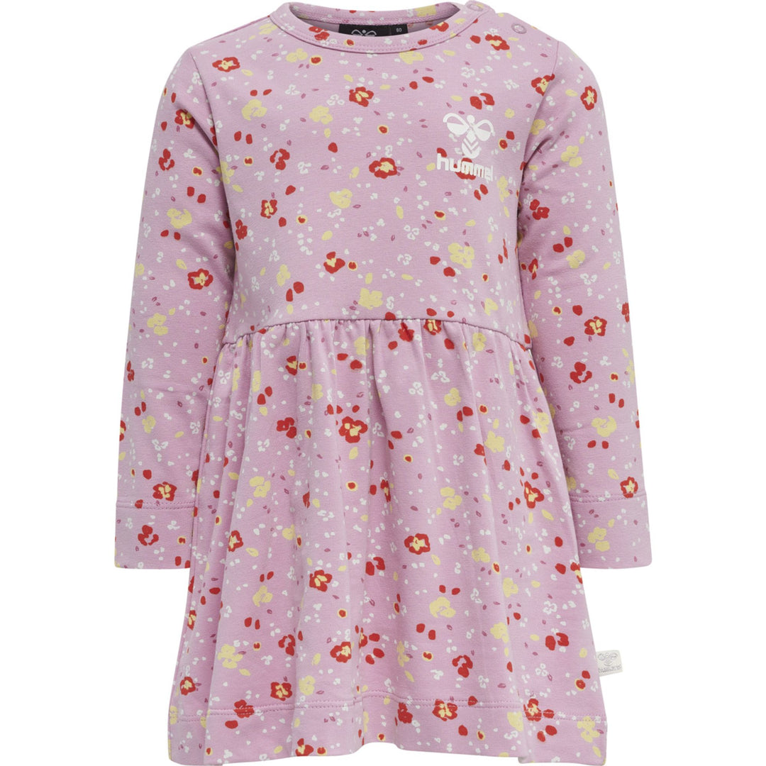 Hummel Hmlmira Dress L/S - mauve mist