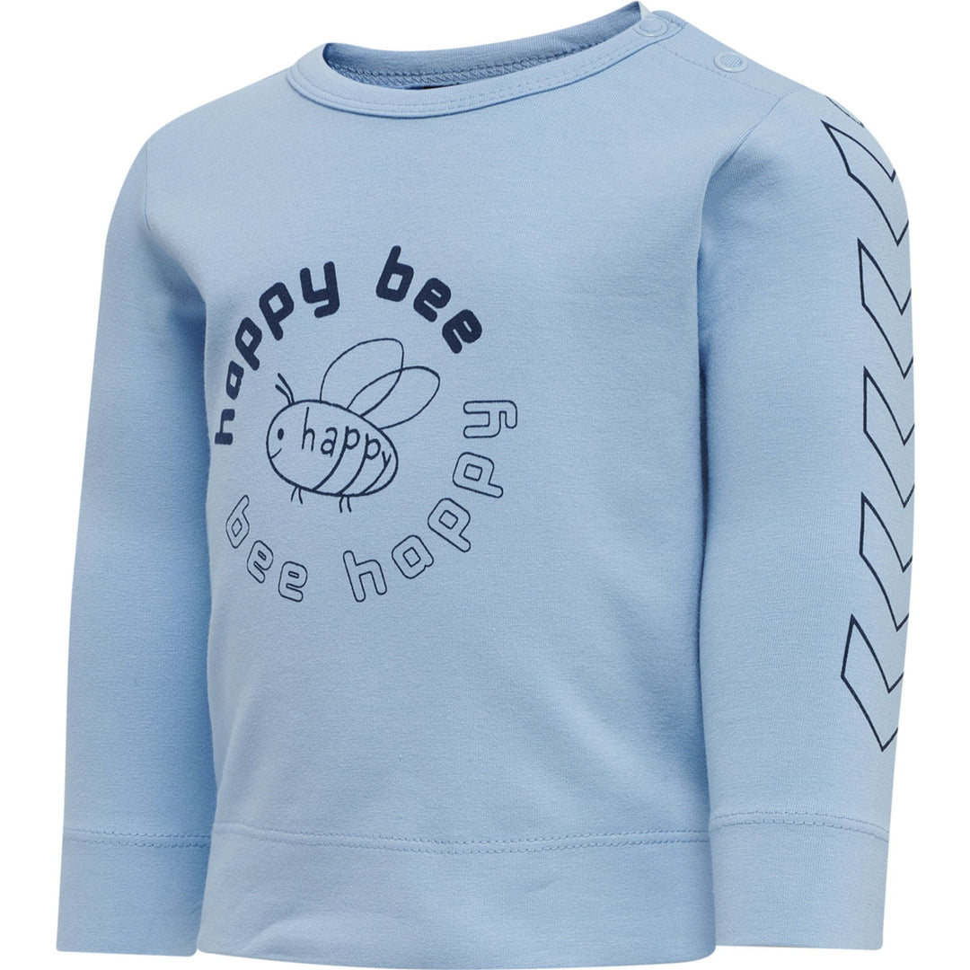 Hummel Hmlrowen T-Shirt L/S - airy blue