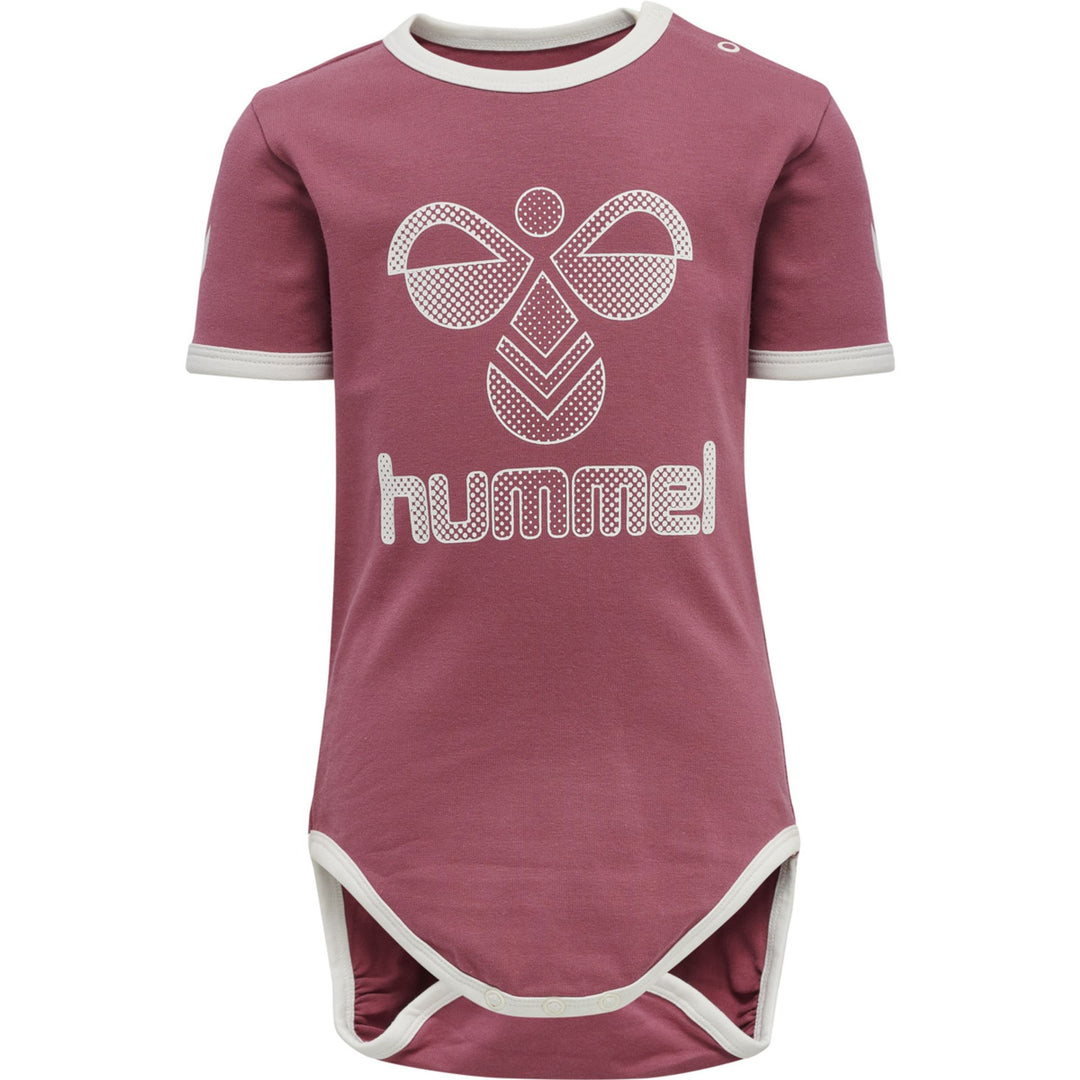 Hummel hmlPROUD FLIPPER BODY S/S - rose wine