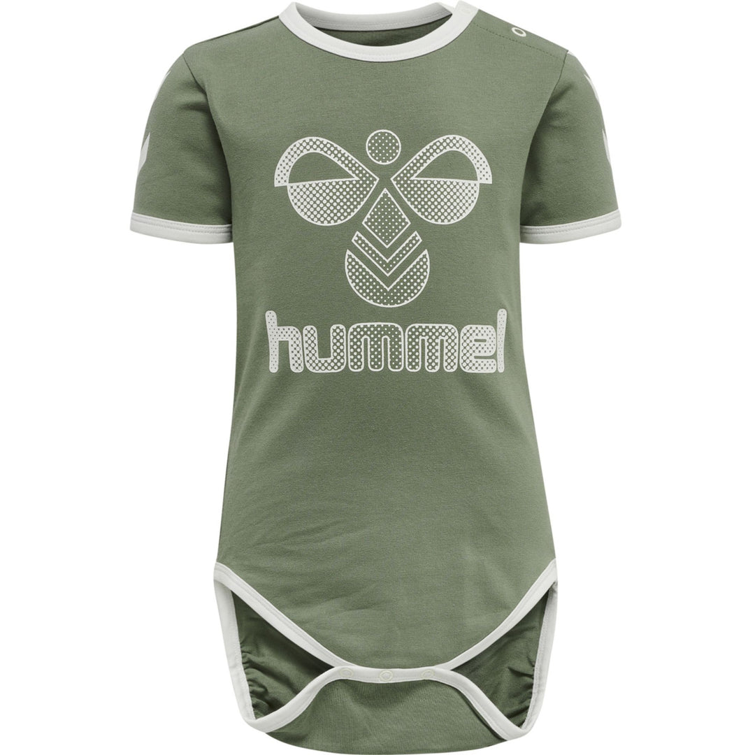 Hummel hmlPROUD FLIPPER BODY S/S - sea spray