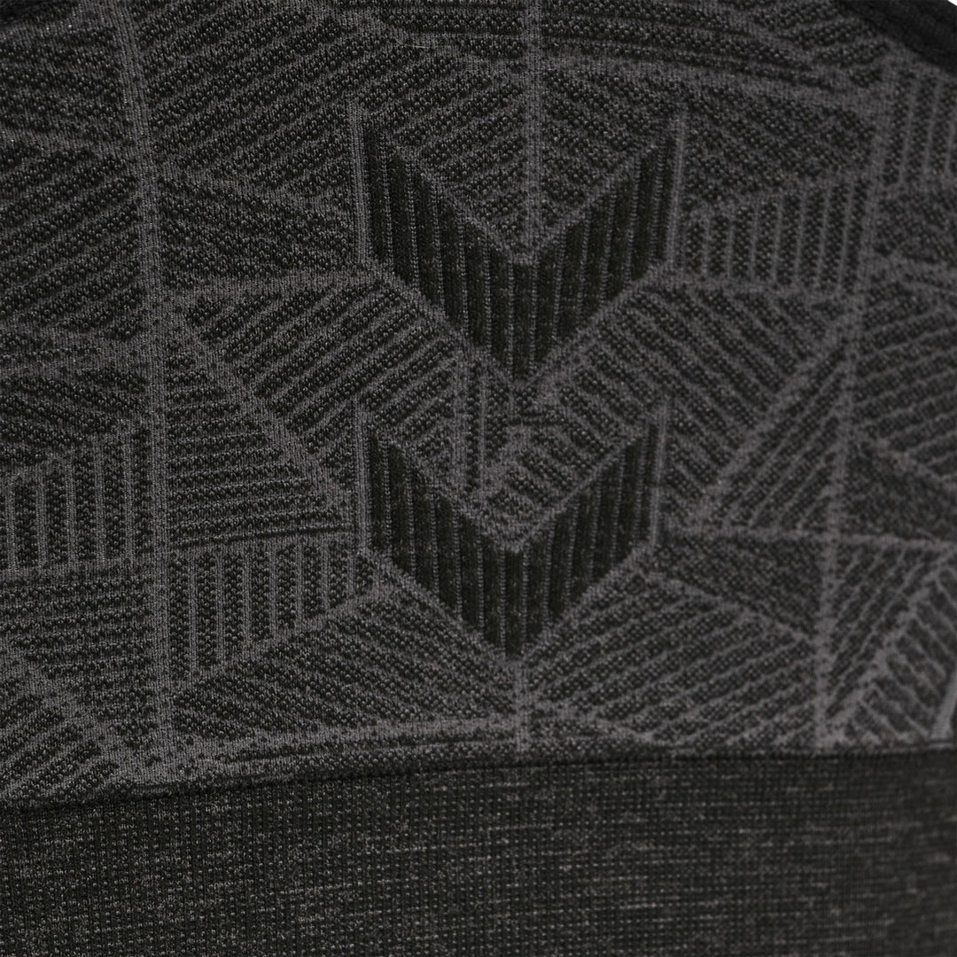 Hummel Hmlmt Energy Seamless Sports Top - black/asphalt melange