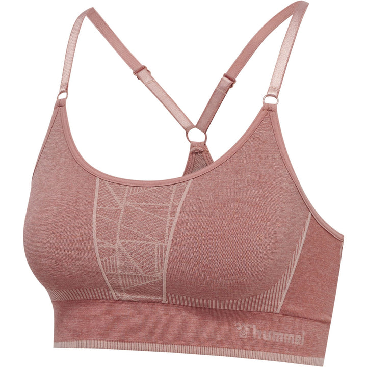Hummel Hmlmt Energy Seamless Sports Top - withered rose/rose tan melange