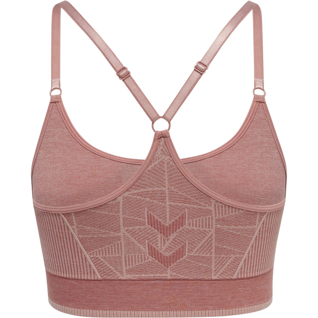 Hummel Hmlmt Energy Seamless Sports Top - withered rose/rose tan melange