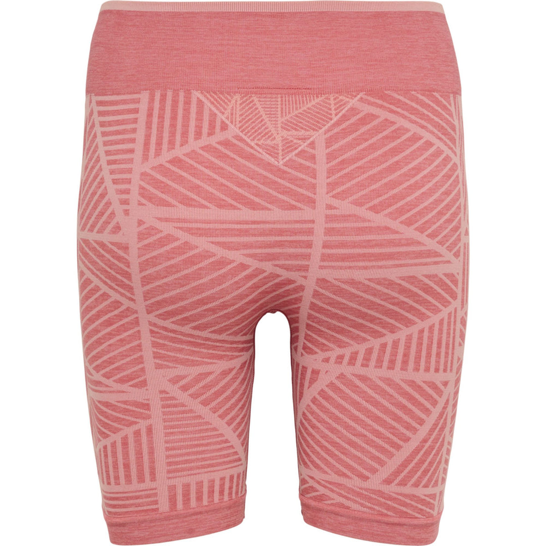 Hummel Hmlmt Energy Seamless Mw Shorts - withered rose/rose tan melange