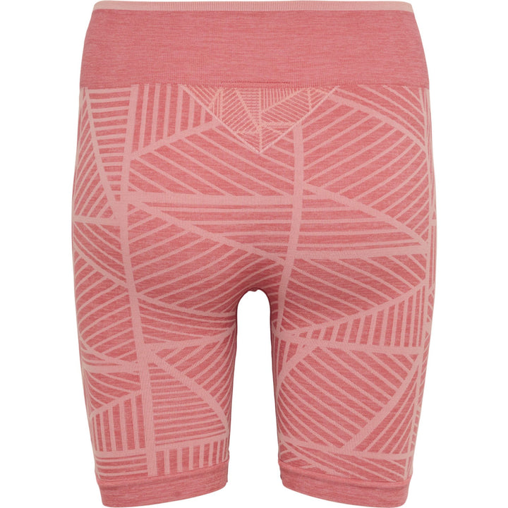 Hummel Hmlmt Energy Seamless Mw Shorts - withered rose/rose tan melange