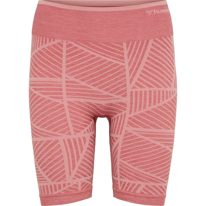 Hummel Hmlmt Energy Seamless Mw Shorts - withered rose/rose tan melange
