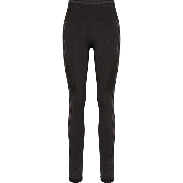 Hummel Hmlmt Energy Seamless Hw Tights - black/asphalt melange