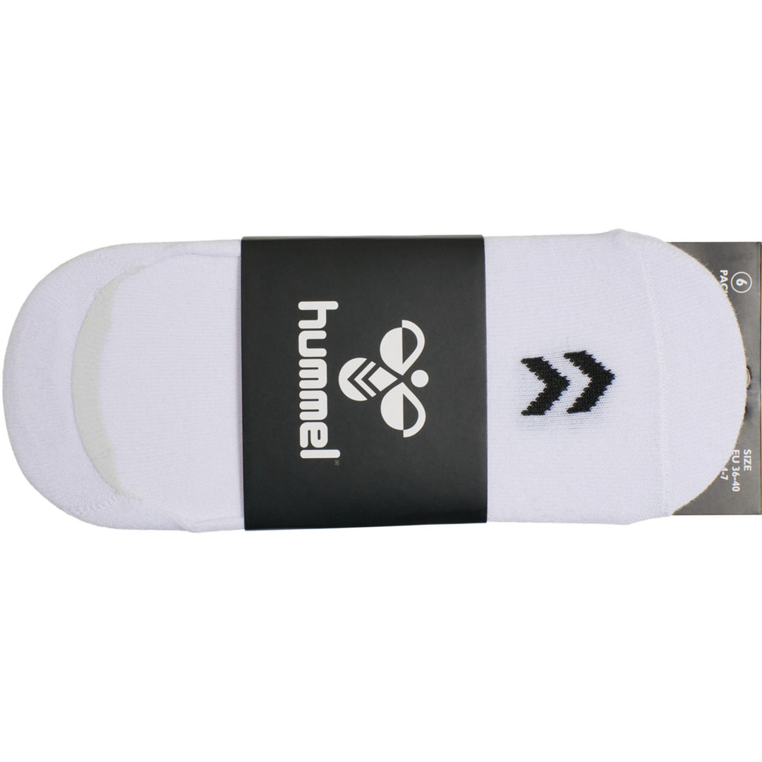 Hummel Hmlchevron 6-Pack No Show Socks - white