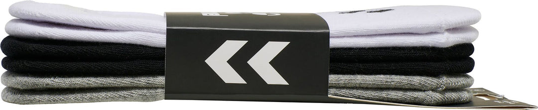 Hummel Hmlchevron 6-Pack No Show Socks - white/black/grey
