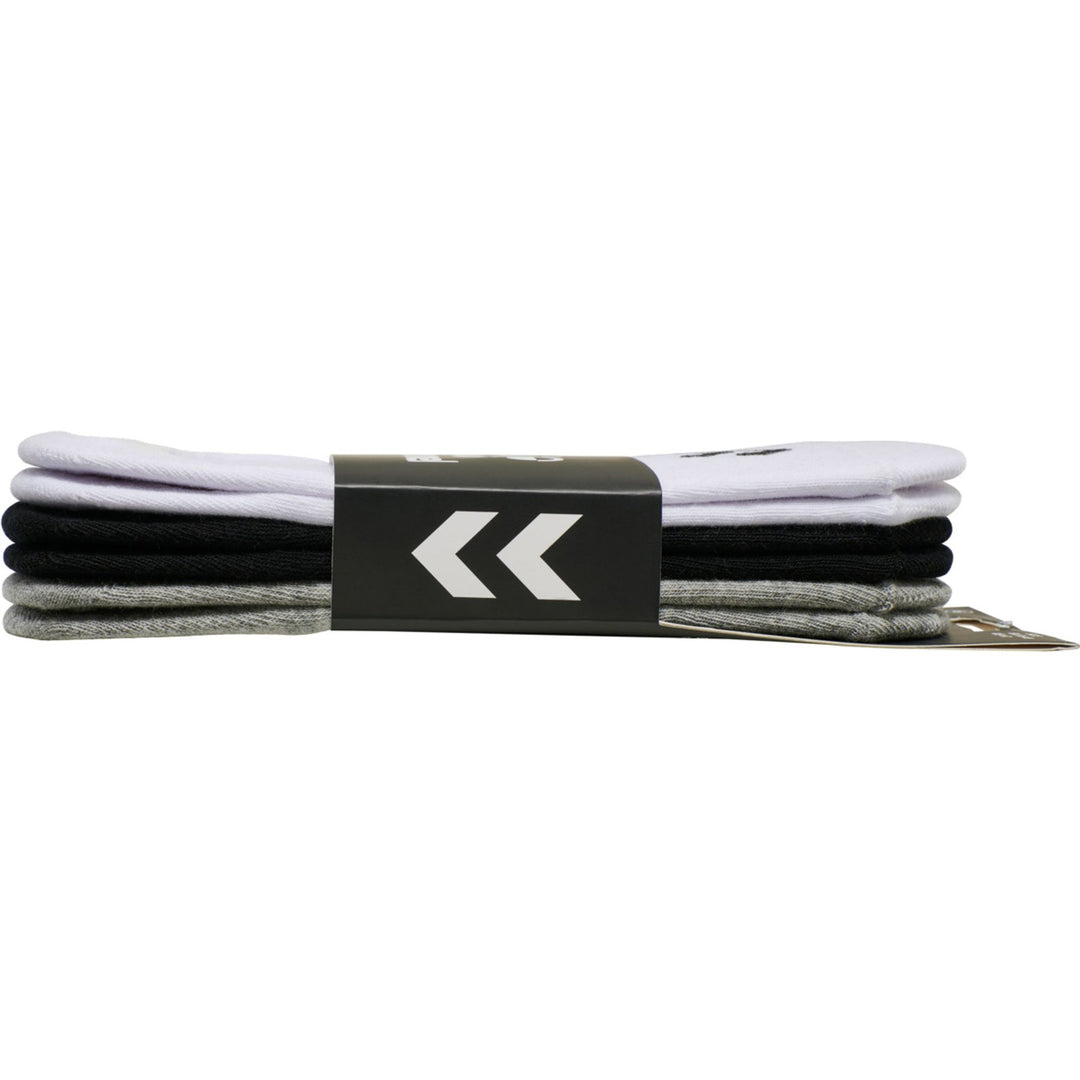 Hummel Hmlchevron 6-Pack No Show Socks - white/black/grey