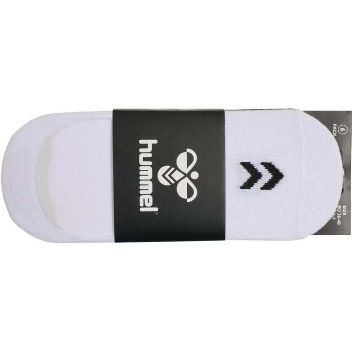 Hummel Hmlchevron 6-Pack No Show Socks - white/black/grey