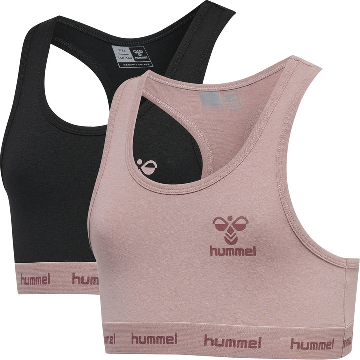 Hummel Hmlcarolina Top 2-Pack - woodrose