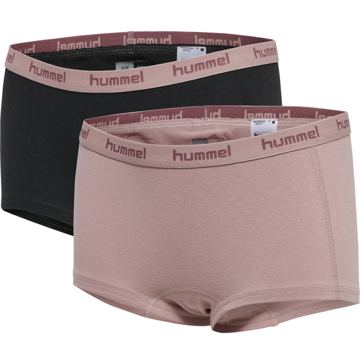 Hummel Hmlcarolina Hipsters 2-Pack - woodrose