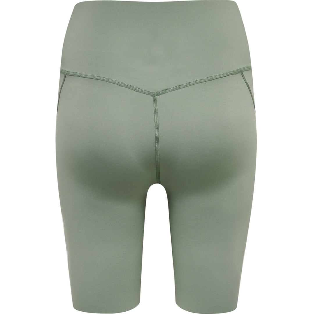 Hummel Hmlmt Grace Hw Tight Shorts - lily pad