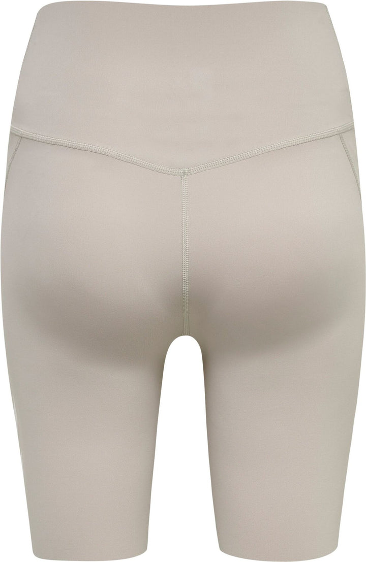 Hummel Hmlmt Grace Hw Tight Shorts - chateau gray