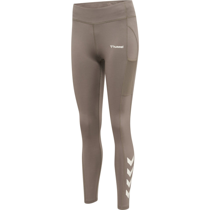 Hummel Hmlmt Chipo Mid Waist Tights - driftwood